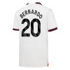 Maillot de Supporter Manchester City Bernardo 20 Extérieur 2023-24 Pour Enfant